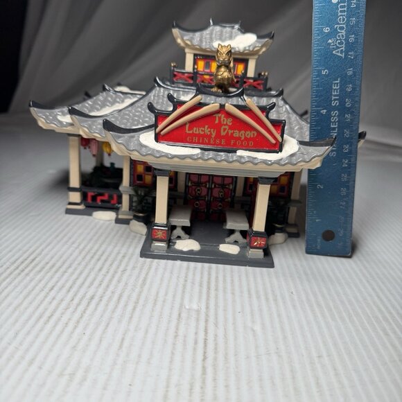 Department 56 Snow Village Lucky Dragon Restaurant 56.55011 Vintage READ - Picture 5 of 9